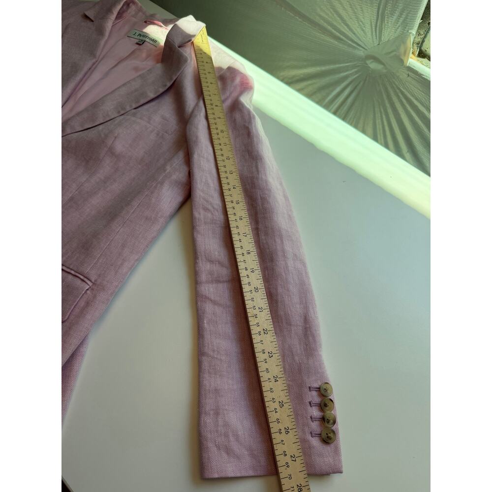 Pink Linen Blazer - Picture 10 of 10